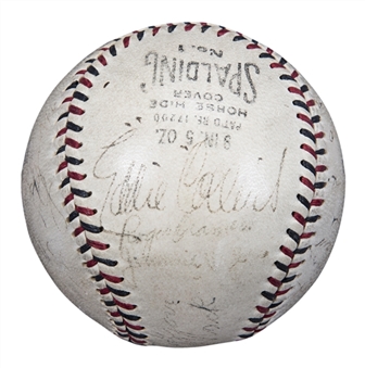 1931 Philadelphia Athletics Multi Signed ONL Heydler Baseball With 25 Signatures Including Eddie Collins & Connie Mack (Beckett)